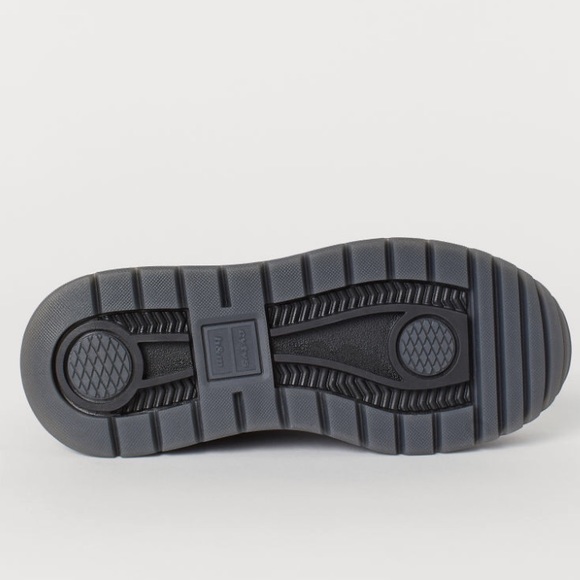 Eyty’s x H&M Black Chunky Leather Sneakers - Picture 3 of 5